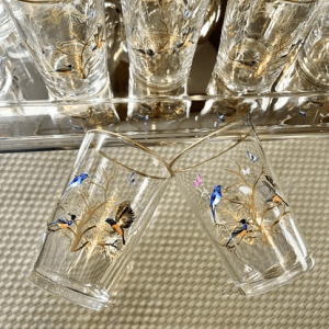 Verres à thé O’birds en Cristal – Transparent