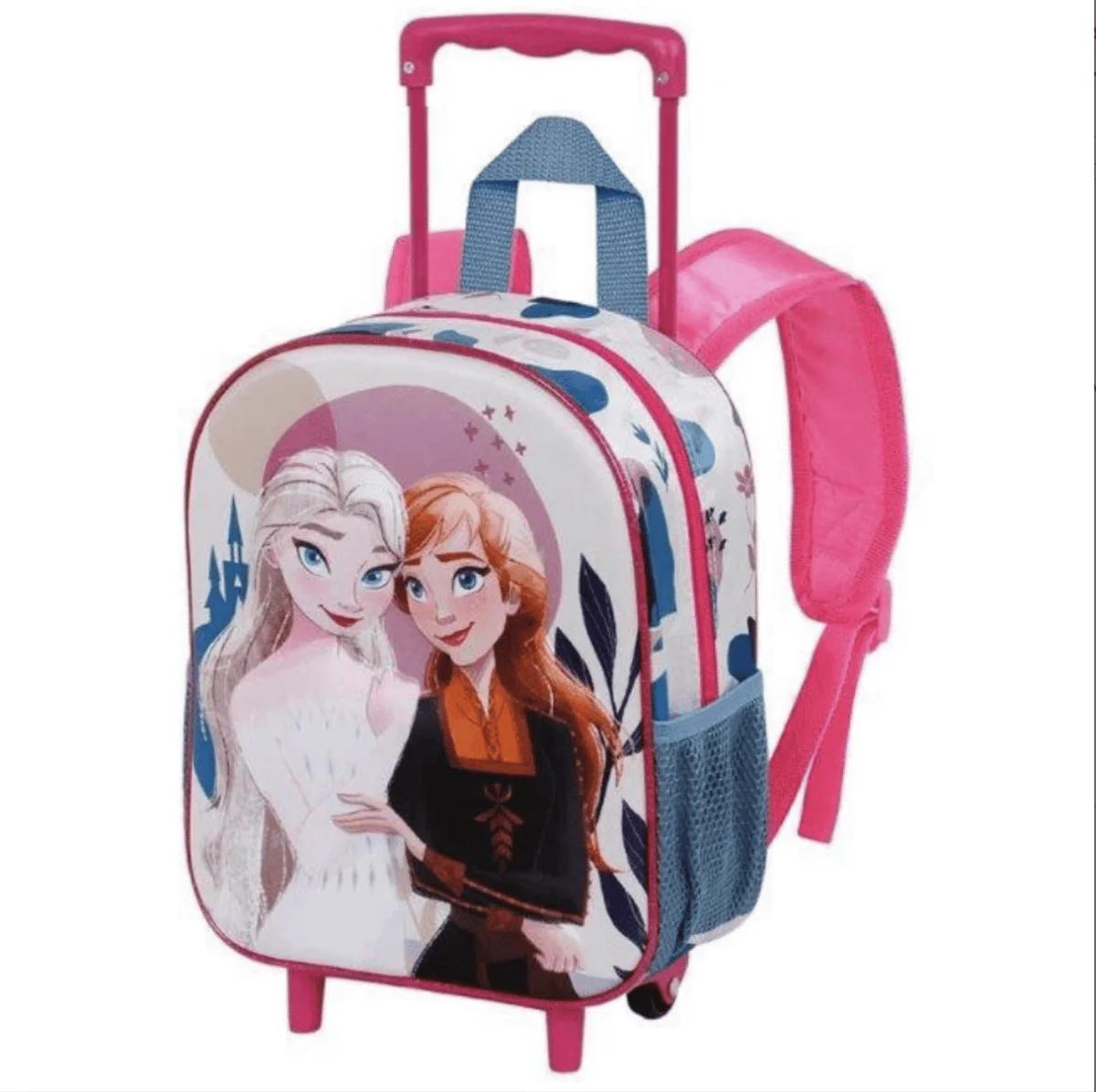 Cartable à roulettes crèche FROZEN Castle 3D – 34 cm
