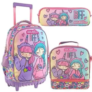 Sac à dos trolley Must Friends Forever – 3 pièces